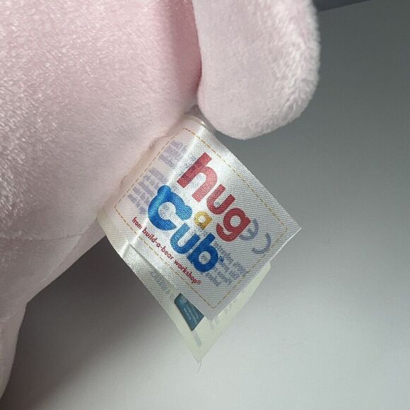 Rare NWT Build-A-Bear Pink & White Hug A Cub Asthma and Allergy Friendly Plush - Picture 8 of 9